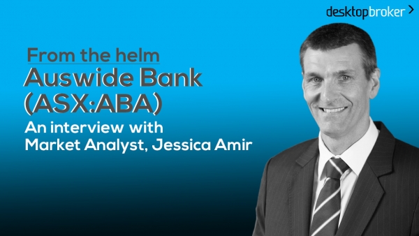 From the helm: Auswide Bank’s CEO & MD Martin Barrett