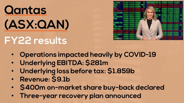 Qantas’ loss slides to $1.9b in FY22 | Qantas (ASX:QAN)